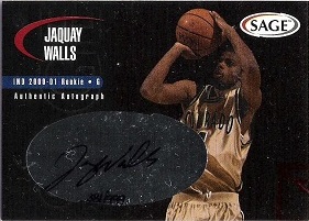2000 SAGE Autographs #A49 Jaquay Walls #ed to 999 