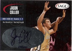 2000 SAGE Autographs #A08 Jason Collier #ed to 999 