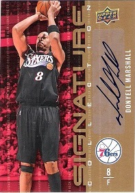 2009-10 Upper Deck Signature Collection #133 Donyell Marshall