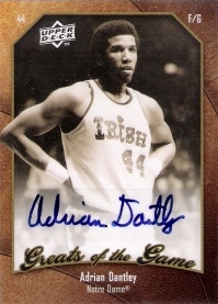 2009-10 Greats of the Game Autographs #28 Adrian Dantley